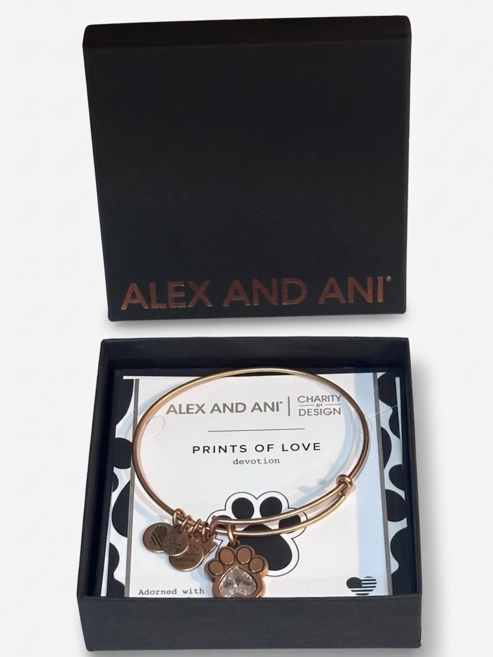 Alex and Ani Prints of Love Devotion — Charity by Design Bracelet